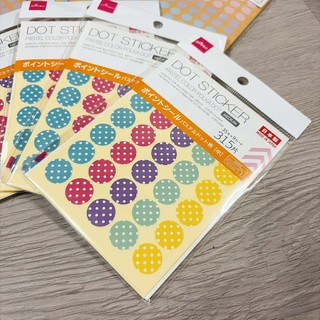 VPP Nhật Bản 🇯🇵 Hình dán ChấmTròn POLKA DOT STICKER tiện dụng đánh dấu đầu dòng Headings ♥