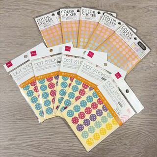 VPP Nhật Bản 🇯🇵 Hình dán ChấmTròn POLKA DOT STICKER tiện dụng đánh dấu đầu dòng Headings ♥