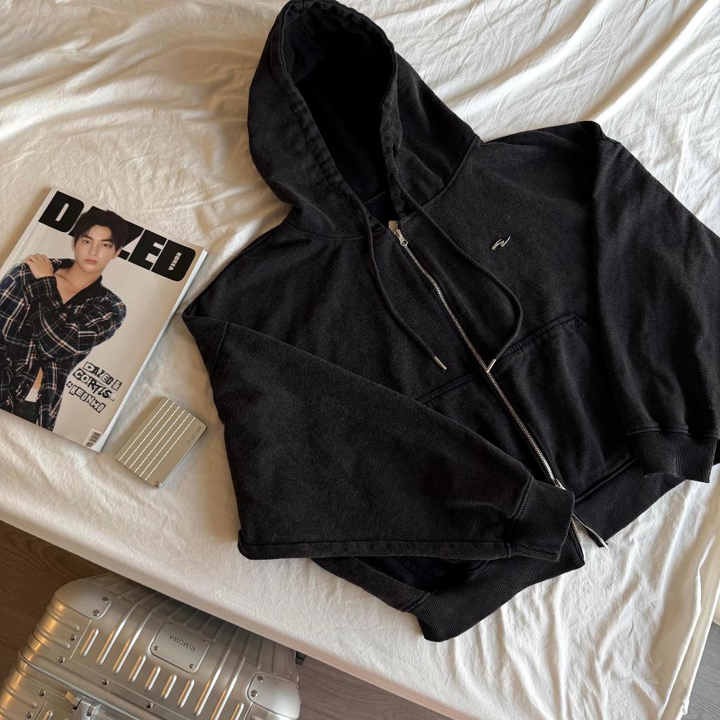 [KO XÙ LÔNG] SYMWASH HOODIE-ZIP 420GSM - Áo khoác nỉ chân cua Mash Dây kéo kim loại/logo mạ hợp kim Whose Studio | BigBuy360 - bigbuy360.vn