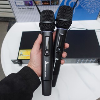 Micro không dây JB K-830D Sóng Xa 100m Tự Ngắt, Tiết Kiệm Pin, Âm Thanh Hay, Sáng Tiếng.