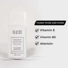 [HÀNG CÔNG TY] ELAINE PERINE SENSITIVE PURIFYING FACE GEL - Sữa Rửa Mặt Dạng Gel Dịu Nhẹ Cho Mọi Loại Da