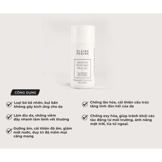 [HÀNG CÔNG TY] ELAINE PERINE SENSITIVE PURIFYING FACE GEL - Sữa Rửa Mặt Dạng Gel Dịu Nhẹ Cho Mọi Loại Da