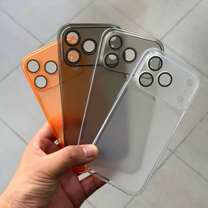 Ốp Ultrathin dẻo nhám siêu mỏng bảo vệ Camera chống bám vân dành cho iphone 17/16/15/14/13/12/pro/max/plus/air- U3