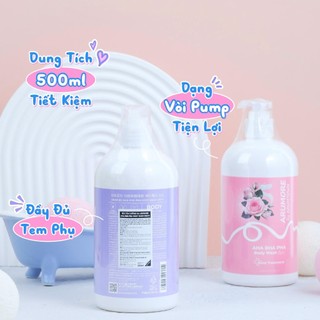 Sữa Tắm Cho Da Mụn Arumore AHA BHA PHA Body Wash 500ml AB Beauty World Sản Phẩm Chính Hãng
