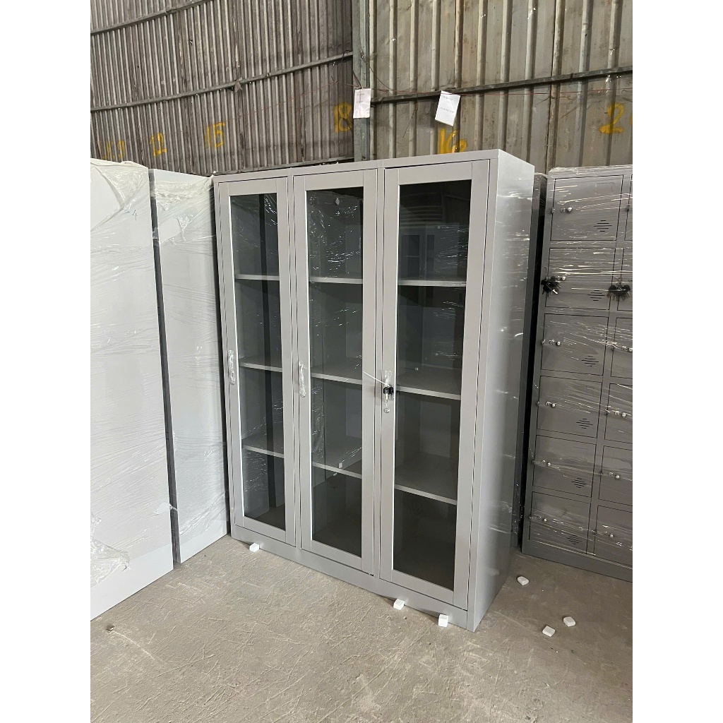 tủ hồ sơ kính trong suốt trưng bày tài liệu công ty