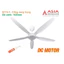 Quạt Trần,Quạt Trần Phòng Khách(Cao Cấp) 5 Cánh ASIA QT-15 40W,Động Cơ DC 5 cấp độ gió,Cánh Nhựa ABS,BH 24T