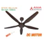 Quạt Trần,Quạt Trần Phòng Khách(Cao Cấp) 5 Cánh ASIA QT-15 40W,Động Cơ DC 5 cấp độ gió,Cánh Nhựa ABS,BH 24T