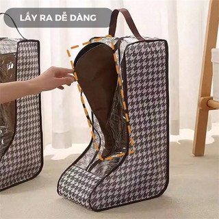 Túi đựng giày boot HomieTech chống thấm nước có quai xách, túi bảo quản giày boot chống ẩm mốc, bụi bẩn, côn trùng