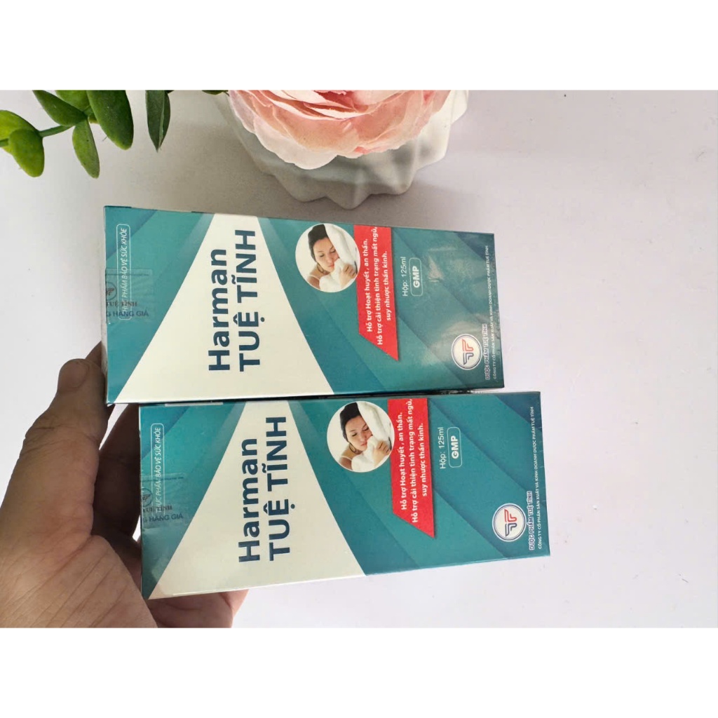[COMBO 2 HỘP ]Siro Ngủ Ngon Harman TUỆ TĨNH, Hỗ Trợ Cải Thiện Tình Trạng Mất Ngủ, Ngủ Không Sâu Giấc
