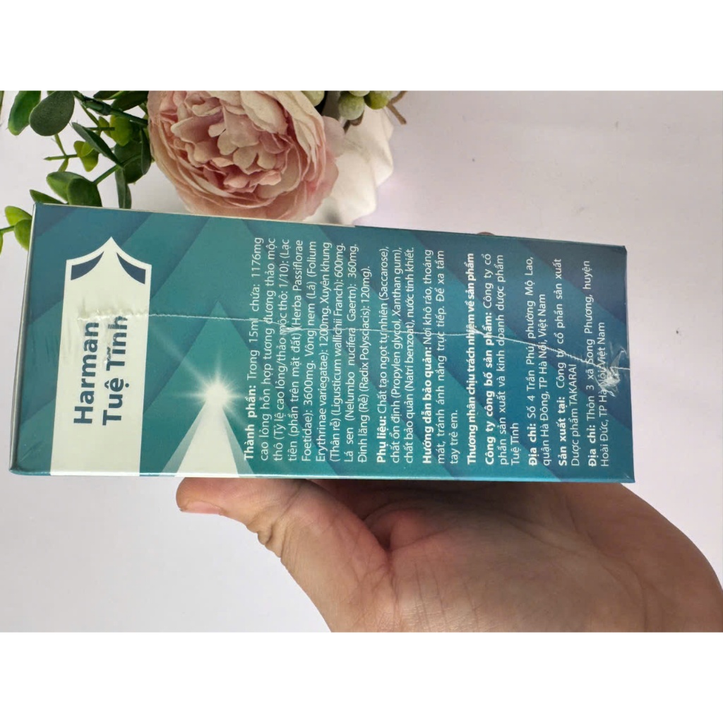 [COMBO 2 HỘP ]Siro Ngủ Ngon Harman TUỆ TĨNH, Hỗ Trợ Cải Thiện Tình Trạng Mất Ngủ, Ngủ Không Sâu Giấc