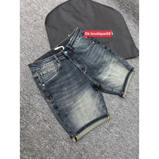 short jean nam màu xanh hoạ tiết cực đẹp,phom dáng chuẩn,vải jean dày mềm co giãn nhẹ hoạ tiết sắc nét