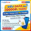 Sim 4G, 5G 1 năm Mobifone Gói 1000GB 500GB phát wifi U1500 4G 1 năm Vinaphone D219 MDT3TM U1500 12TK135 12FHCM esim