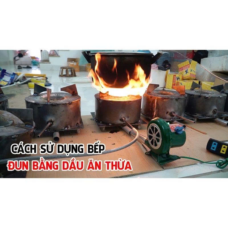 Bếp Dầu Ăn Cũ Dầu Ăn Thải Mẫu Mới Nhất Khung Thép Nguyên Khối AMIZIN