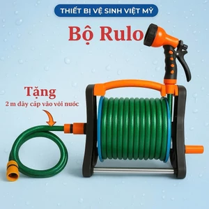 Combo Bộ Vòi Xịt Kèm RULO MY NHAN Đa Năng Tưới Cây,rửa xe áp lực nước cực lớn