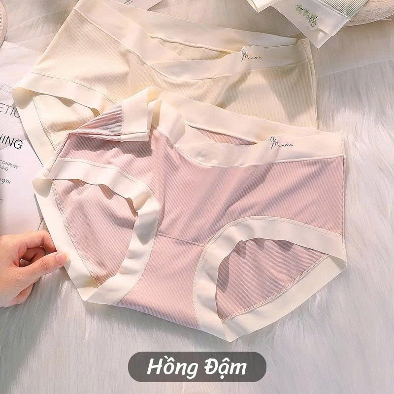 Quần Lót Bầu LYSAVA Cạp Chéo Không Gò Bụng - Quần Chip Bầu Kháng Khuẩn Thoáng Khí Đáy Cotton Sáng Màu Cho Mẹ Bầu, QL6 | BigBuy360 - bigbuy360.vn