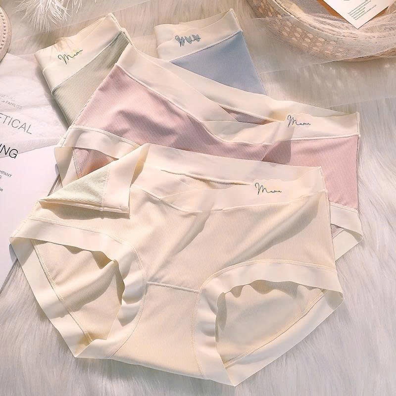 Quần Lót Bầu LYSAVA Cạp Chéo Không Gò Bụng - Quần Chip Bầu Kháng Khuẩn Thoáng Khí Đáy Cotton Sáng Màu Cho Mẹ Bầu, QL6 | BigBuy360 - bigbuy360.vn