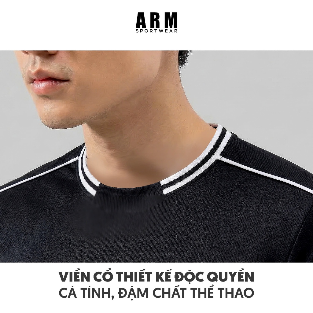 Áo Thun Nam Thể Thao Pickleball ARM STRIKE SHOT TEE thoáng khí, nhanh khô vận động thoải mái