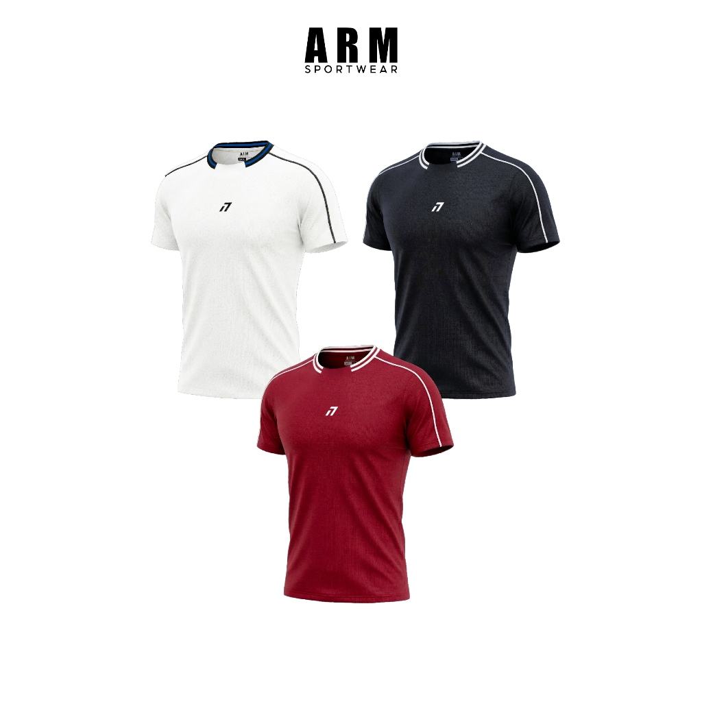 Áo Thun Nam Thể Thao Pickleball ARM STRIKE SHOT TEE thoáng khí, nhanh khô vận động thoải mái