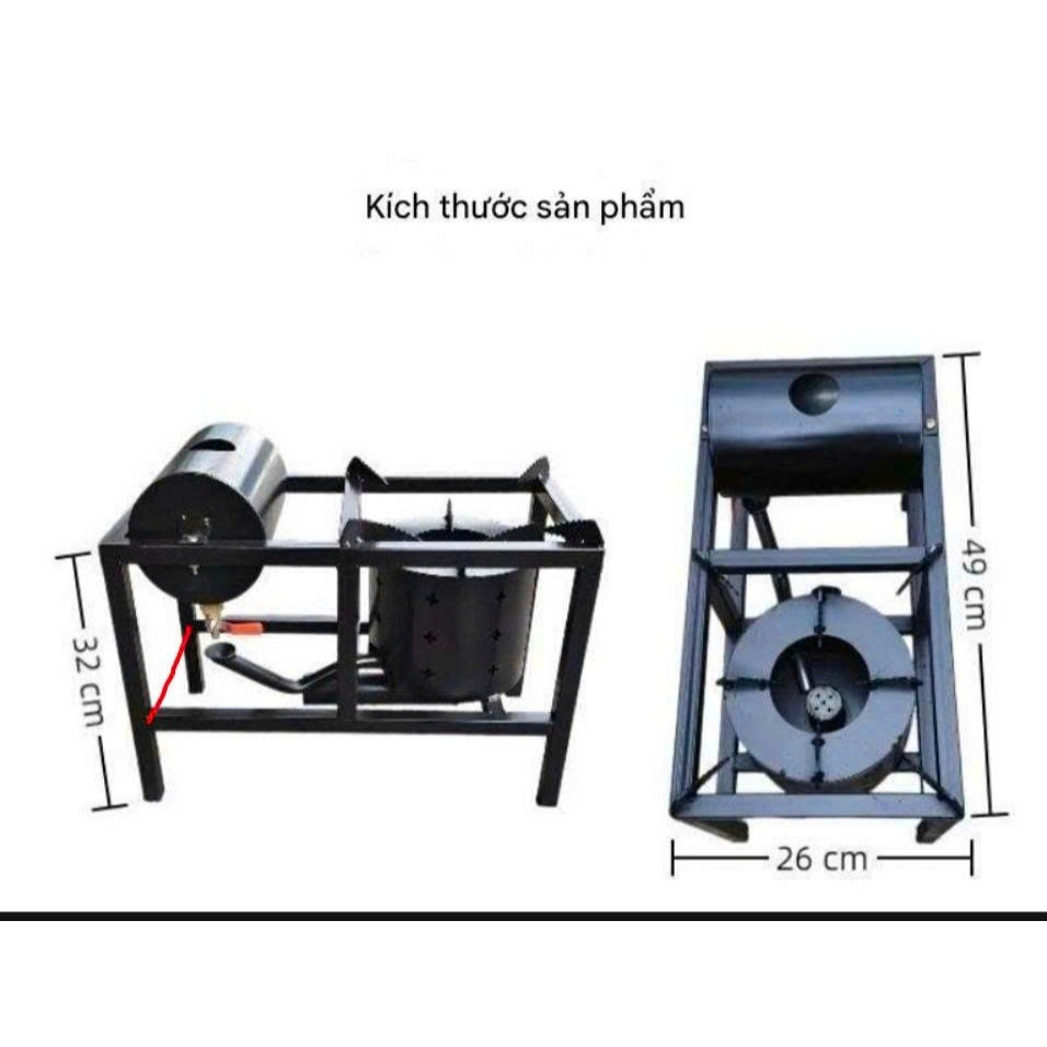 Bếp Dầu Ăn Cũ Dầu Ăn Thải Mẫu Mới Nhất Khung Thép Nguyên Khối Chắc Chắn Bền Bì Chịu Được Nhiệt Độ Cao