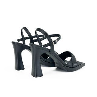 [BST NHÃ] Giày Sandal Cao Gót 10P Đế Vuông Quai Ngang Đan Dây BELLE HADU M983 Da PU Cao Cấp BH 12T