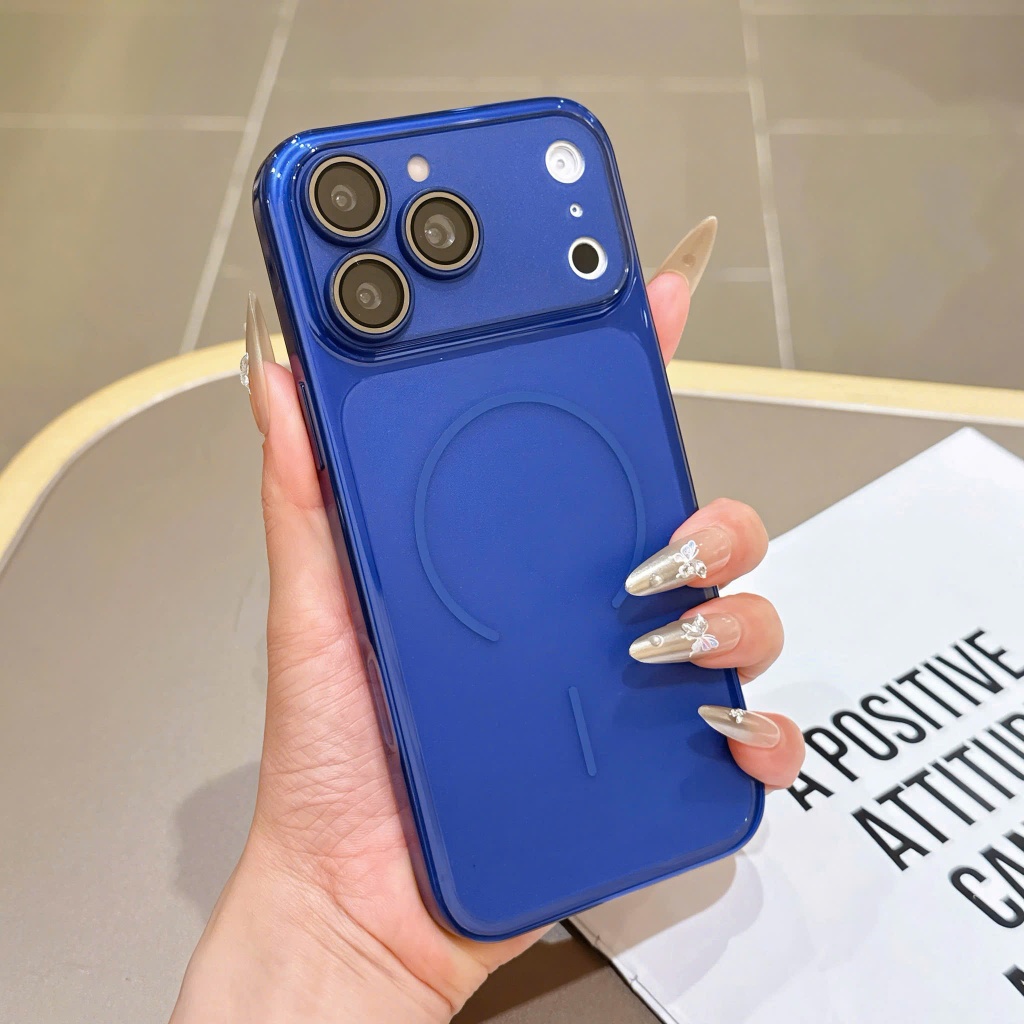 (U-4)Ốp nhám dẻo UltraThin siêu mỏng Bảo vệ camera Chống vân tay Sạc không dây dành cho iphone 17/16/15/14/13/12/pro/max