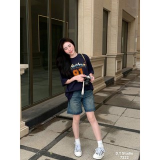 Quần Sooc Jean Ngố Basic Cạp Cao QCCC Cao Cấp