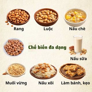 [500Gr] Đậu Phộng Sẻ HỒN QUẢNG (Đậu Sống) - Hữu Cơ Chắc Hạt, Thơm Béo Nấu Xôi, Làm Muối Vừng, Ép Dầu