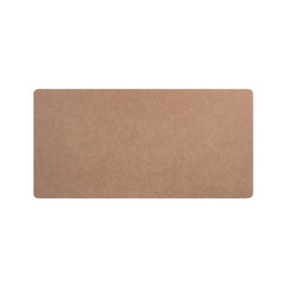 Pad Chuột Cỡ Lớn Da PU 2 Mặt Màu Nâu/Nâu Nhạt - Chống Nước 100% - Chống Xước - Chống Bụi