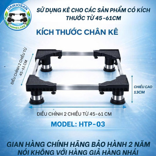 Chân Kê Máy Giặt Tủ Lạnh inox HTP [Hỏa tốc HCM]