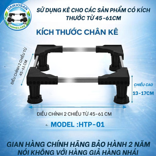 Chân Kê Máy Giặt Tủ Lạnh inox HTP [Hỏa tốc HCM]