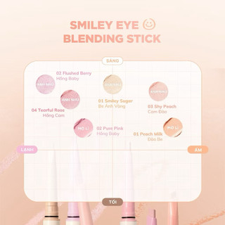 [Lilybyred] Sáp Kẻ Bọng Mắt Lilybyred Smiley Eye Blending Stick 0.22g
