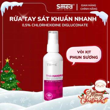 Nước rửa tay khô sát khuẩn da an toàn THA HANDRUB, THA SKIN dưỡng ẩm da tay Chai xịt 100ml