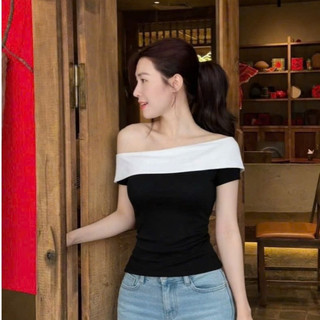 Áo bệt Vai Viền Gập Kiểu New Hót Phối Đồ Siêu Đẹp