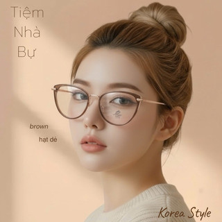 Gọng kính hàn quốc kiểu dáng mắt mèo Bự Store thời trang tiểu thư 2015