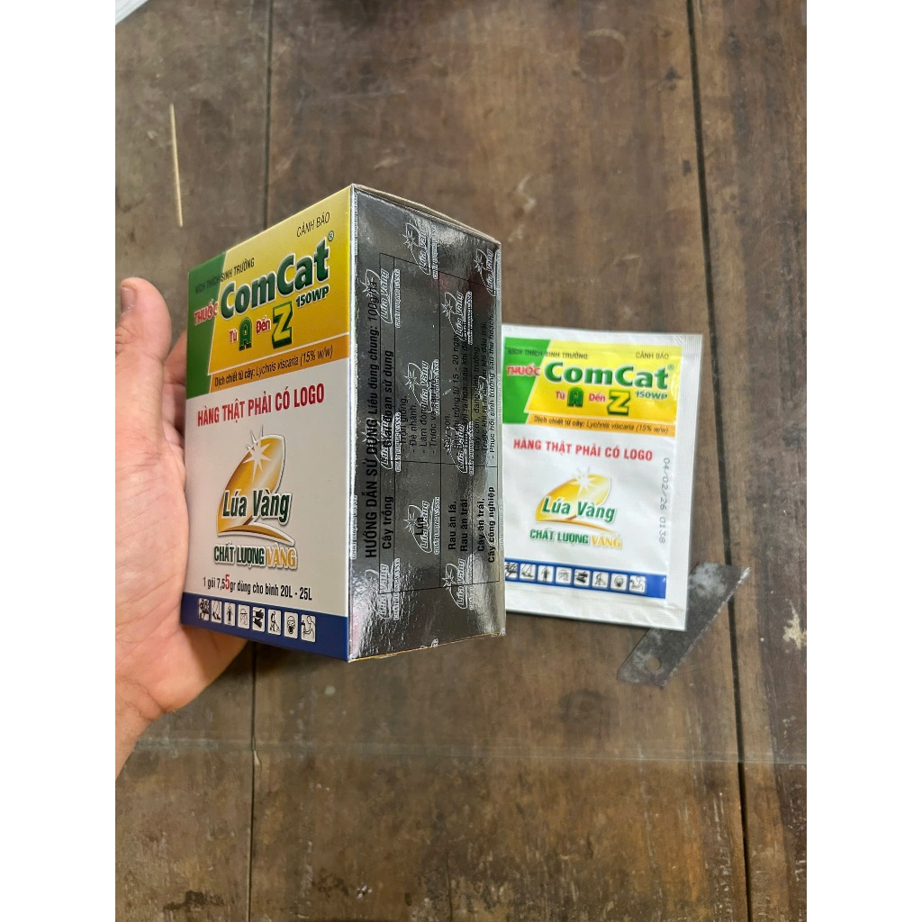 HỘP COMCAT từ A đến Z | 10 gói (7.55g)của Lúa Vàng điều hòa sinh trưởng ...