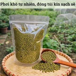[500Gr] Đậu Xanh Nguyên Hạt Hữu Cơ Hồn Quảng -  Đỗ Xanh Quê Nấu Chè, Làm Giá, Sữa Hạt