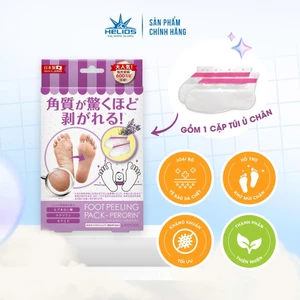 Túi ủ tẩy tế bào chết da chân thư giãn dịu nhẹ, dưỡng ẩm PERORIN Nhật Bản hương Lavender hộp 1 túi