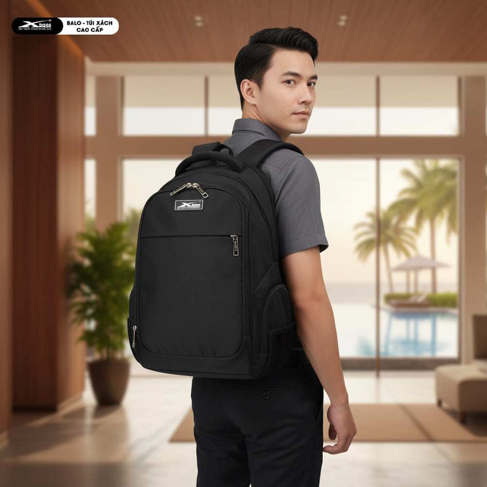 Balo Du Lịch Cỡ Lớn Nhiều Ngăn Xbags XB1002 – Chống Nước, Đựng Laptop 17 Inch, Siêu Nhẹ, Đa Năng!