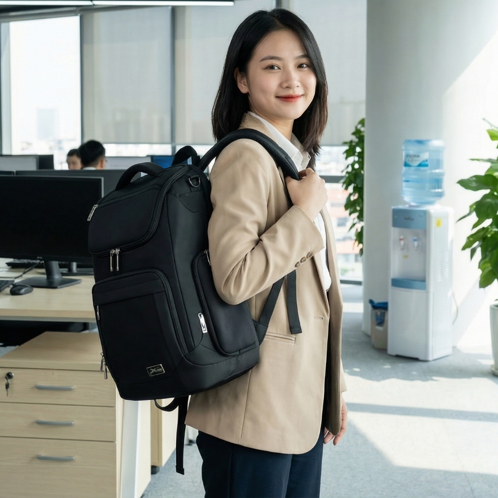 Balo Laptop Cao Cấp Chống Thấm Xbags Prime X XB 2009 – Đựng Laptop 15.6 Inch, Đẳng Cấp Doanh Nhân!