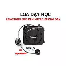 Loa M80 trợ giảng dạy học cho giáo viên, hướng dẫn viên kèm micro không dây