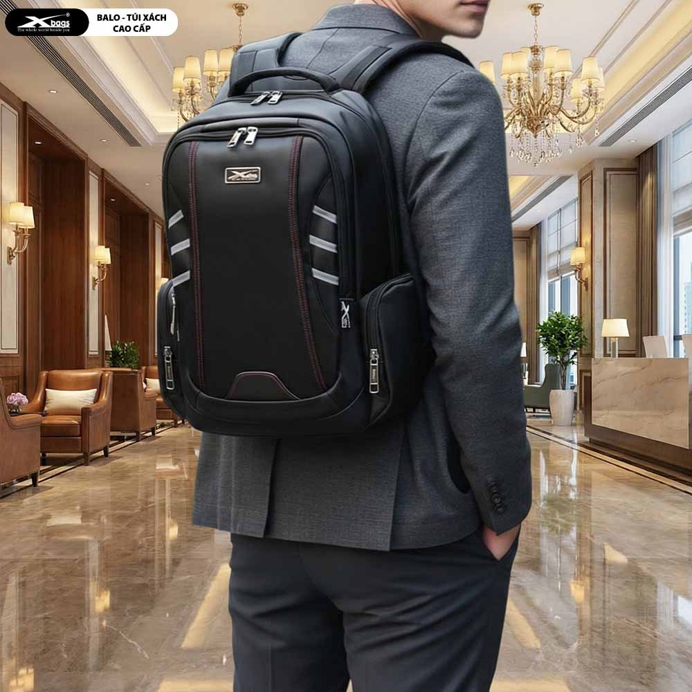 Balo Laptop Nam Hàng Hiệu Cao Cấp Xbags DarkEagle XB2008 Sang Trọng, Mạnh Mẽ, Đẳng Cấp Doanh Nhân!