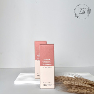 Serum Chống Nắng Vely Vely Nâng Tone Vitamin Dark Spot Tone Up Sun Serum SPF50+ PA++++ 30ml