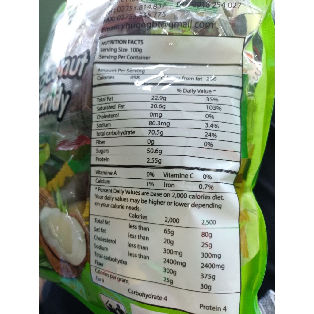 ( ít ngọt ) Kẹo dừa thập cẩm Ý Hương ( 500g ) -- đặc sản Bến Tre