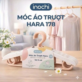 Móc quần áo người lớn Inochi - Hara cao cấp, dày dặn, treo quần áo chịu lực tốt