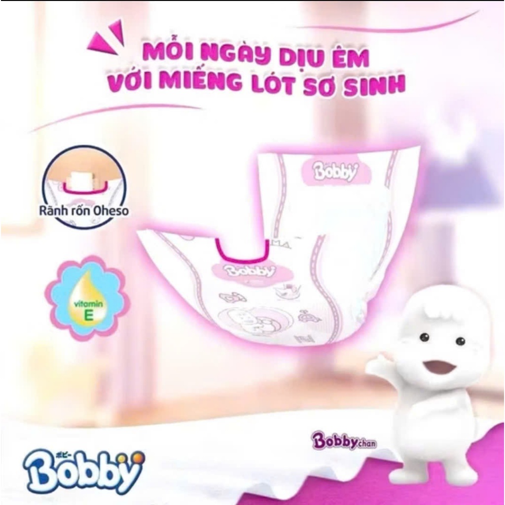 Miếng lót sơ sinh Bobby Newborn 1 64/108 miếng