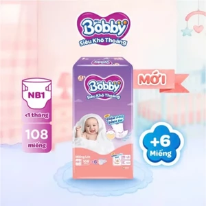 Miếng lót sơ sinh Bobby Newborn 1 64/108 miếng