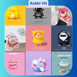 (99 mẫu -Vỏ Airpods pro) Vỏ ốp case bảo vệ bao đựng cho Air pro tai nghe không dây bluetooth chống va đập RABBI