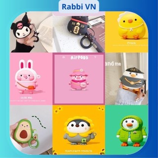 [50 mẫu - Vỏ Airpods 3] Vỏ ốp case bảo vệ bao đựng cho Airpods 3 tai nghe không dây bluetooth chống va đập RABBI