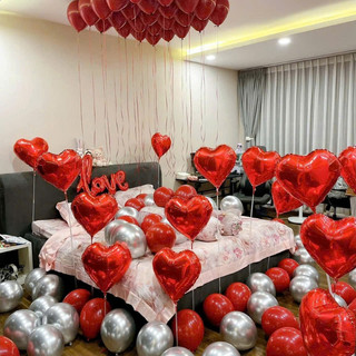 Set Bóng Happy Wedding Trang Trí Phòng Cưới Phòng Tân Hôn Tỏ Tình Siêu Đẹp, Sang Trọng HAPPY01