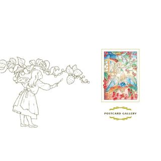 Sách Tô Màu Tiệm postcard trong khu rừng nhỏ